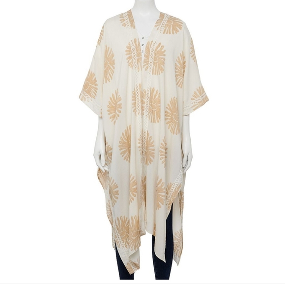 Sonoma Sunflower Stitch Kimono - Picture 1 of 8
